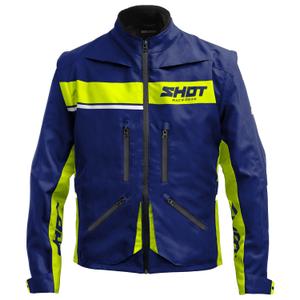 Motociklininko striukė Shot Contact Assault 2.0 blue-fluo yellow