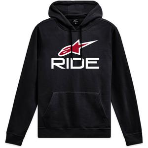 "Alpinestars Ride 4.0" juodos, baltos ir raudonos spalvos gobtuvas