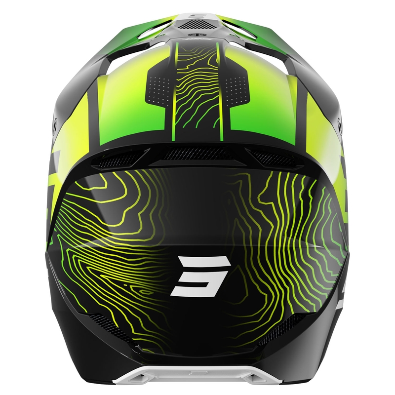 Dětská motokrosová helma Shot Furious Apex fluo žlutá