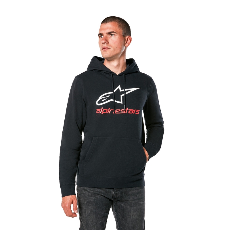 "Alpinestars Always 2.0" juodos, baltos ir raudonos spalvų gobtuvas