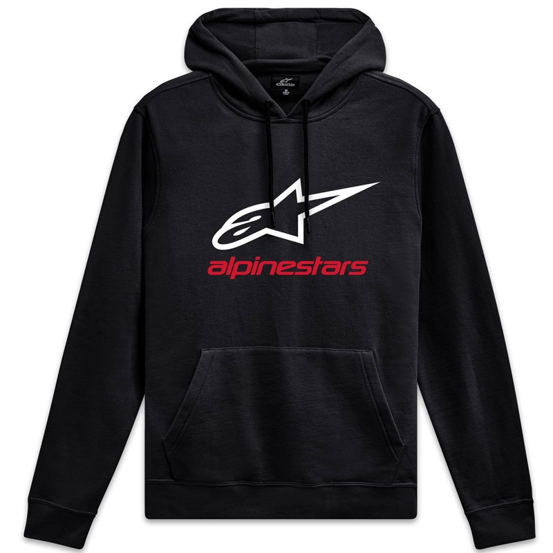 "Alpinestars Always 2.0" juodos, baltos ir raudonos spalvų gobtuvas