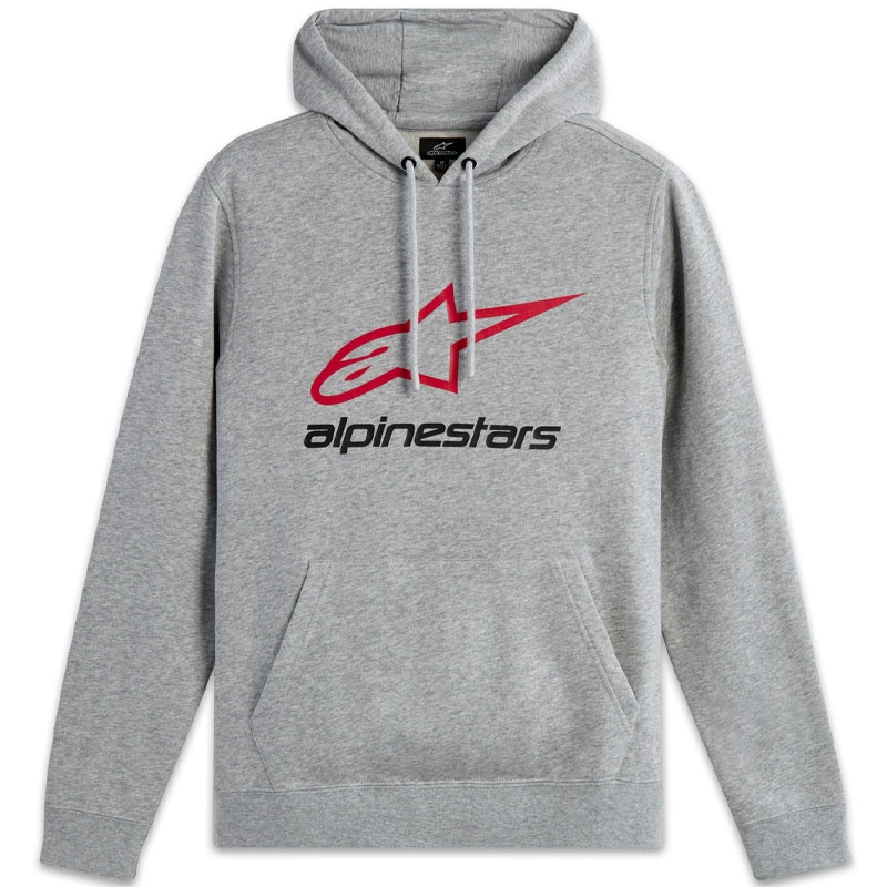 Alpinestars Always 2.0 pilkai raudonai juodas gobtuvas