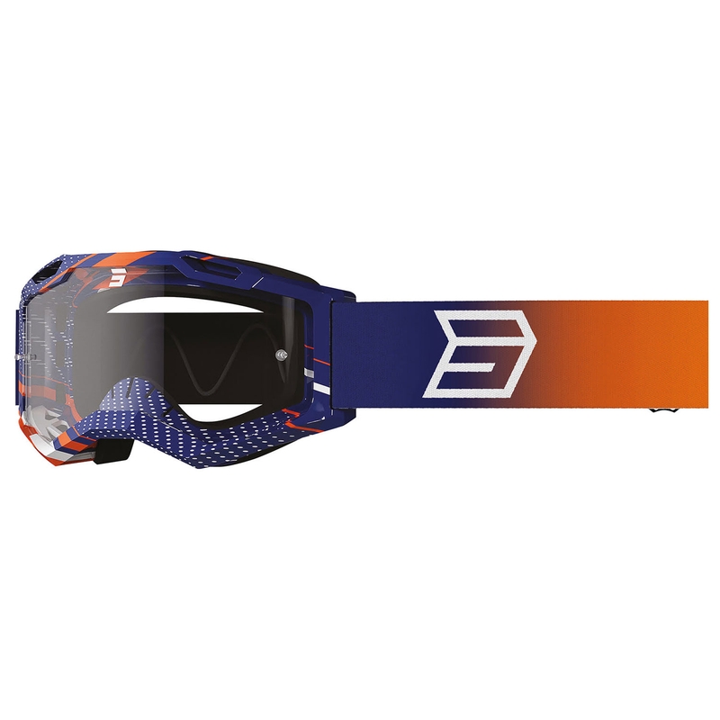 Vaikiški motokroso akiniai Shot Rocket Kid 2.0 drop orange with clear plexi