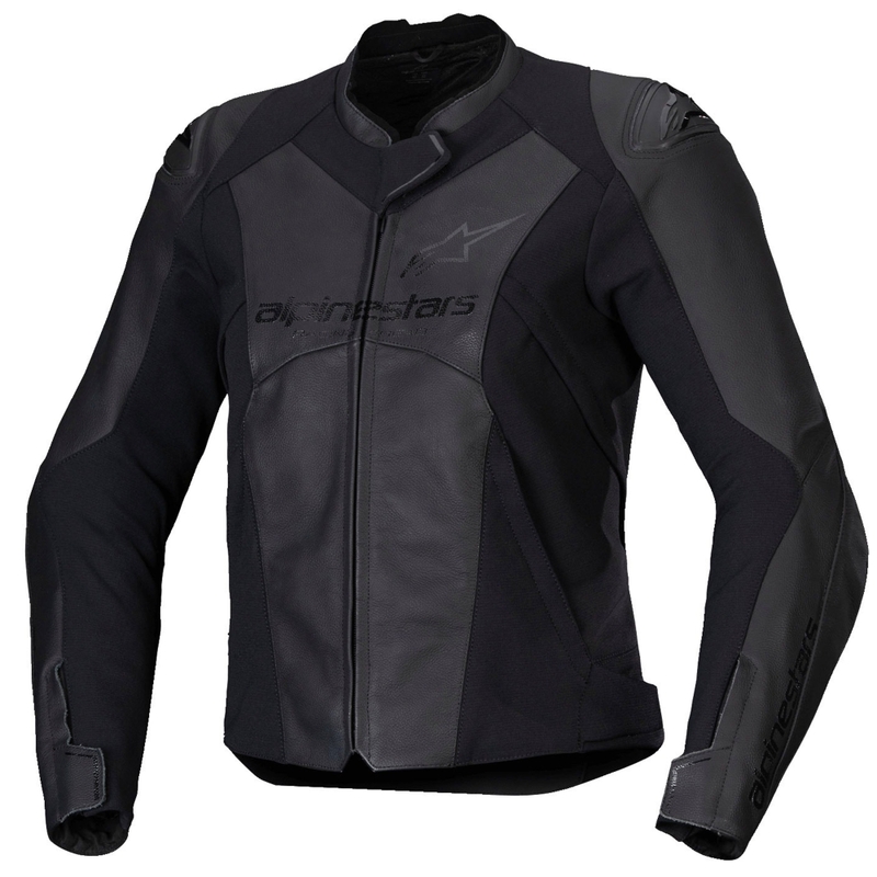 "Alpinestars Stella Faster 3" moterų juoda odinė motociklininko striukė