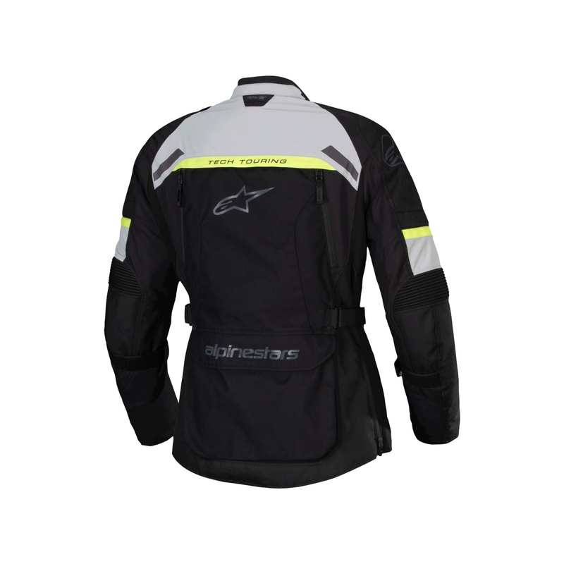 "Alpinestars" moterų striukė Stella Bogota PRO Drystar Black-Gray-Fluo Yellow