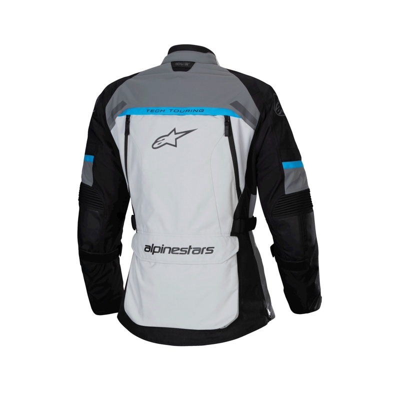 Alpinestars Stella Bogota PRO Drystar moteriška motociklininko striukė Grey-Black-Blue