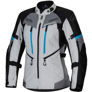 Alpinestars Stella Bogota PRO Drystar moteriška motociklininko striukė Grey-Black-Blue
