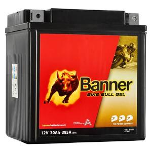 Gelinis akumuliatorius Banner Bike Bull GEL 530 01/BGTX30-3 - GTX30-3 12V, 30Ah, 385A