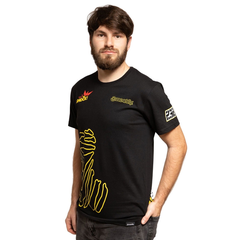 Marškinėliai Meatfly Big Shock Dakar black