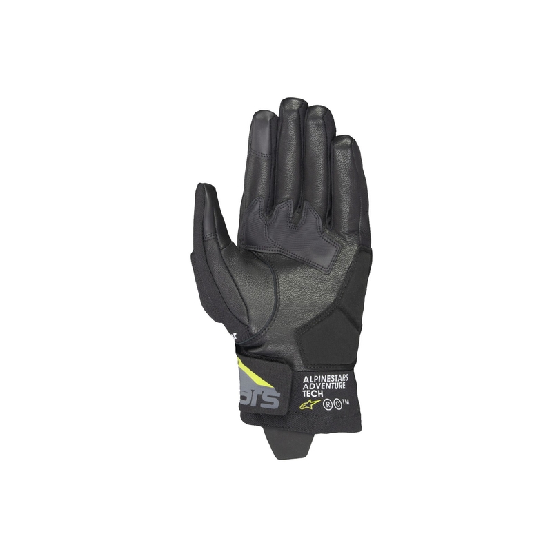 "Alpinestars Corozal 3 Drystar" juodai pilkos ir mėlynai geltonos motociklininko pirštinės