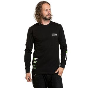 Marškinėliai ilgomis rankovėmis Meatfly Appex black