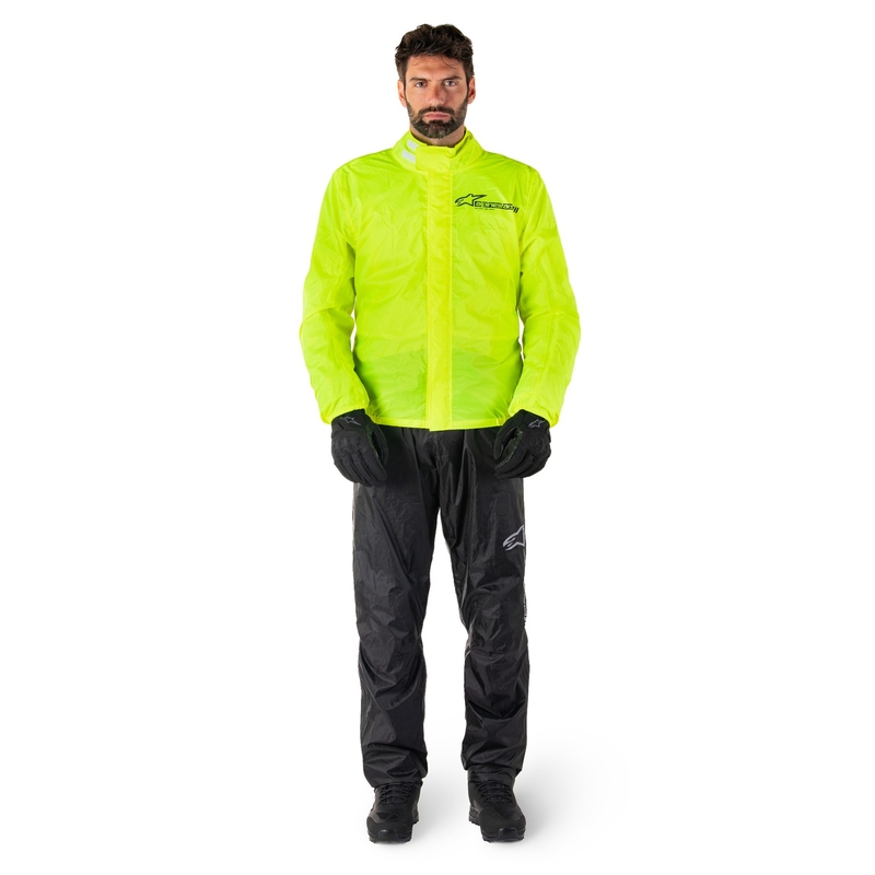 Alpinestars Hurricane Rain 2 fluo geltonos spalvos neperšlampama striukė