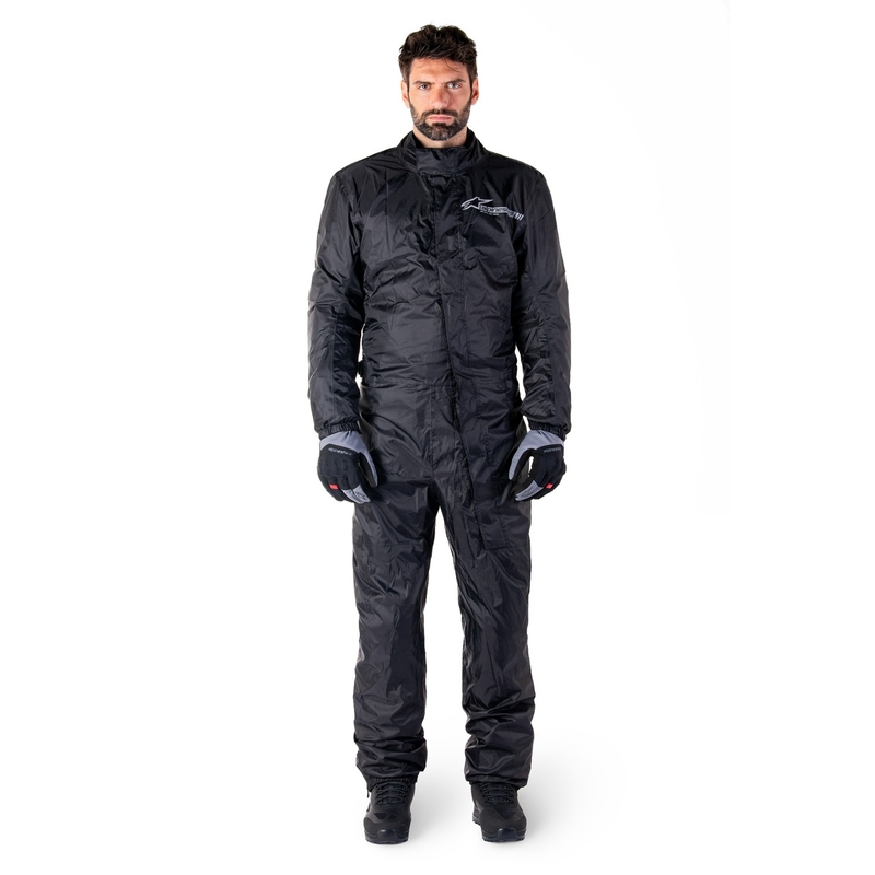 Alpinestars Hurricane Rain 2 neperšlampamas kostiumas juodas