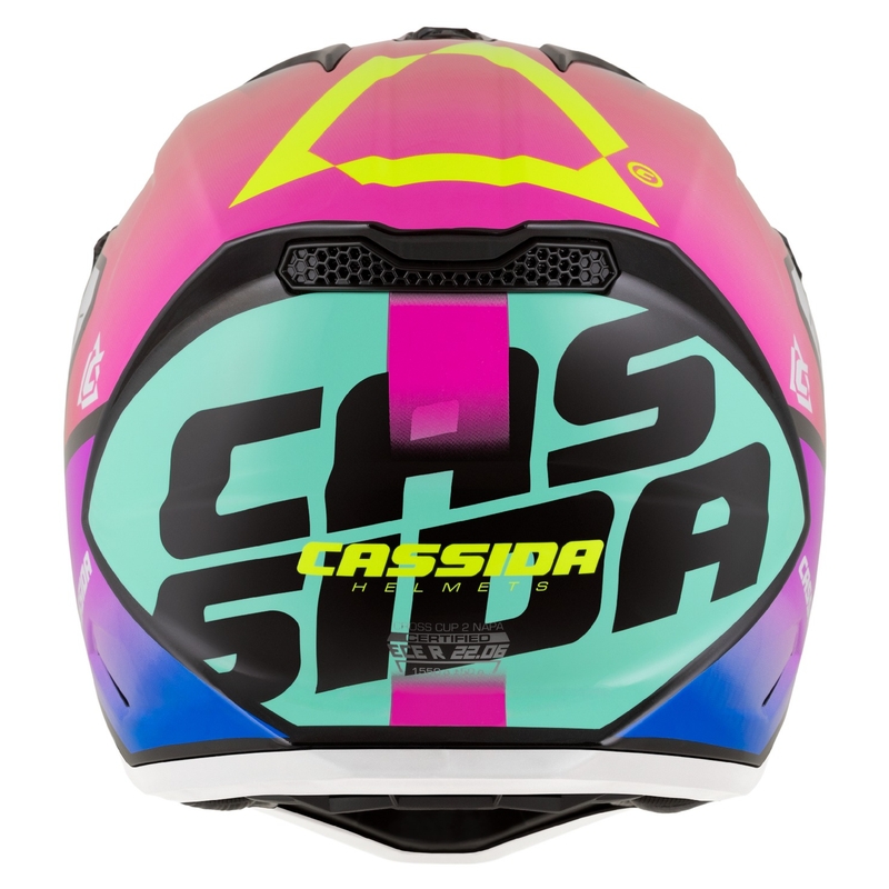 Motociklų motokroso šalmas Cassida Cross Cup 2 Napa pearl multicolor