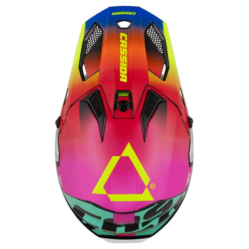 Motociklų motokroso šalmas Cassida Cross Cup 2 Napa pearl multicolor