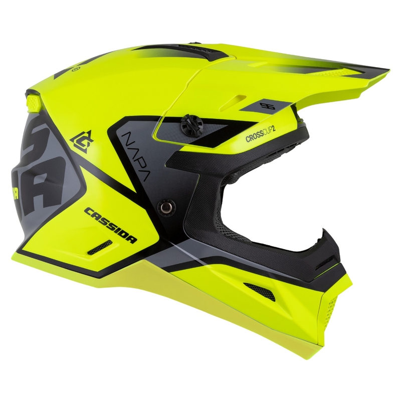 Cassida Cross Cup 2 Napa fluo geltona-juoda-pilka perlamutrinė