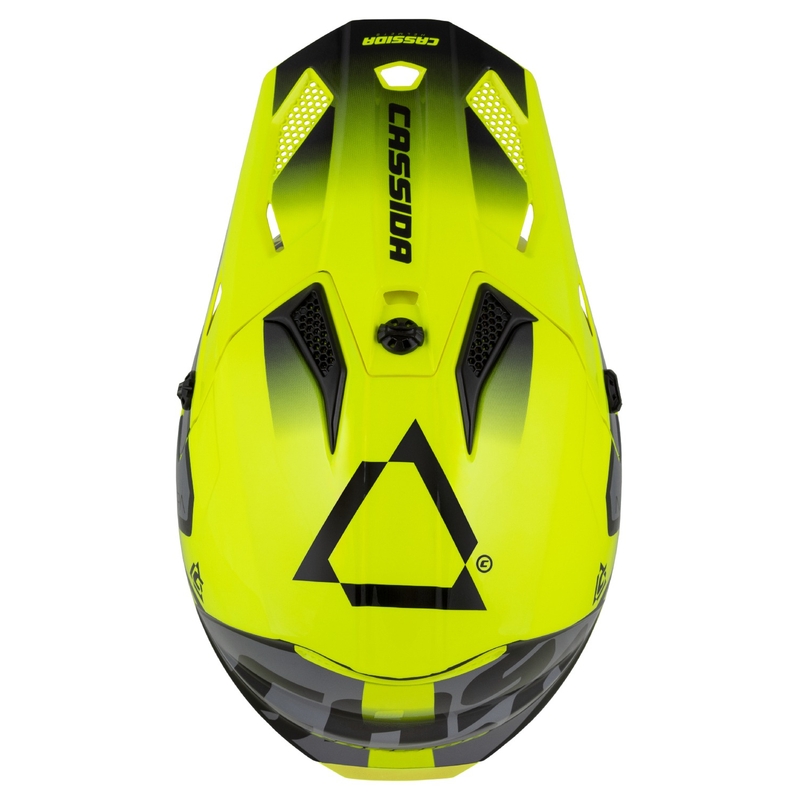 Cassida Cross Cup 2 Napa fluo geltona-juoda-pilka perlamutrinė