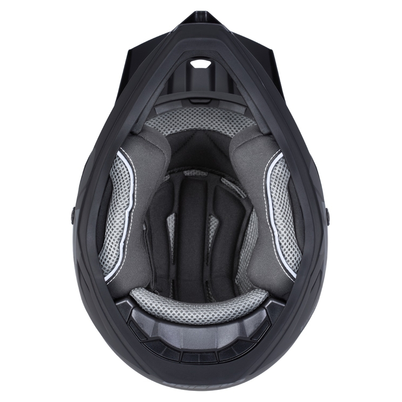 "Cassida Cross Cup 2 Napa Pearl Multicolor" vaikiškas motociklininko šalmas