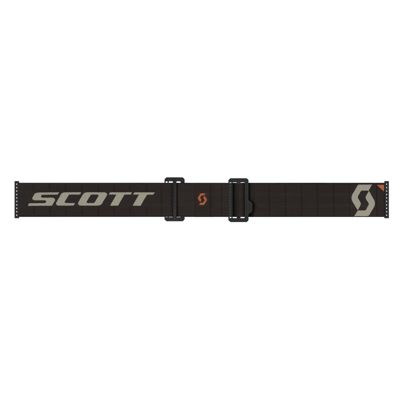 Motokroso akiniai SCOTT Prospect 2.0 AMP tamsiai rudi-smėlio spalvos su rausvu plexi