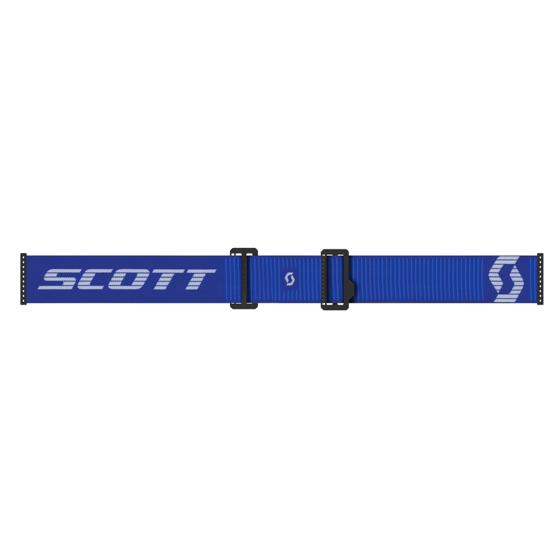 Motokroso akiniai SCOTT Prospect 2.0 mėlyni ir balti su mėlynu veidrodiniu stiklu