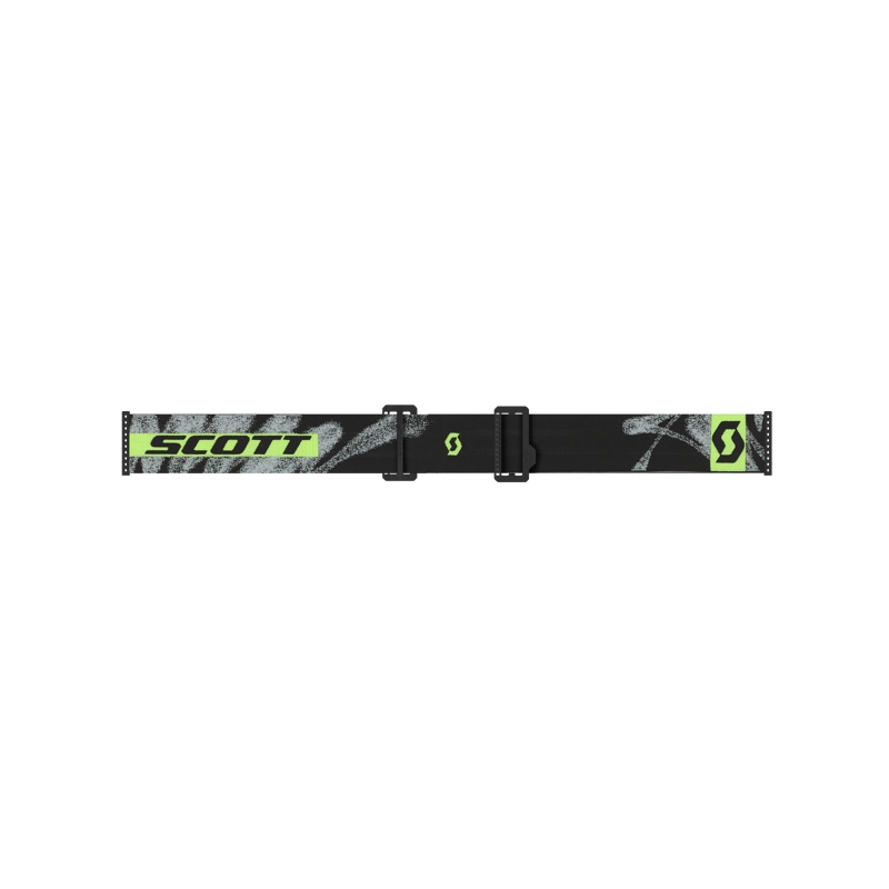 Motokroso akiniai SCOTT Prospect 2.0 black-fluo yellow su geltonais veidrodiniais lęšiais