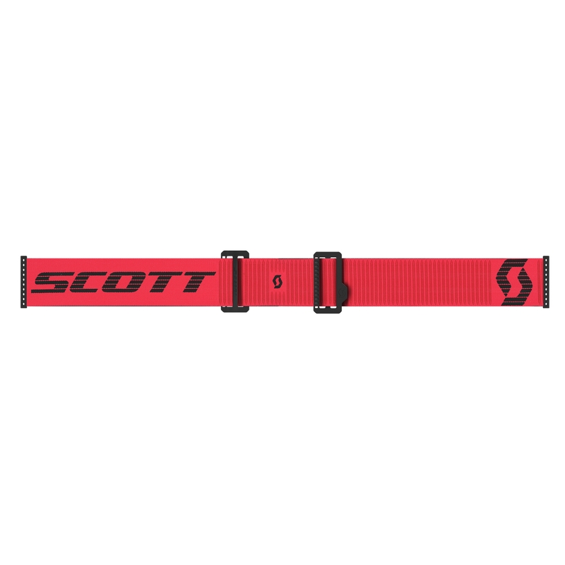 Motokroso akiniai SCOTT Prospect 2.0 raudonai juodi su sidabriniu stiklu