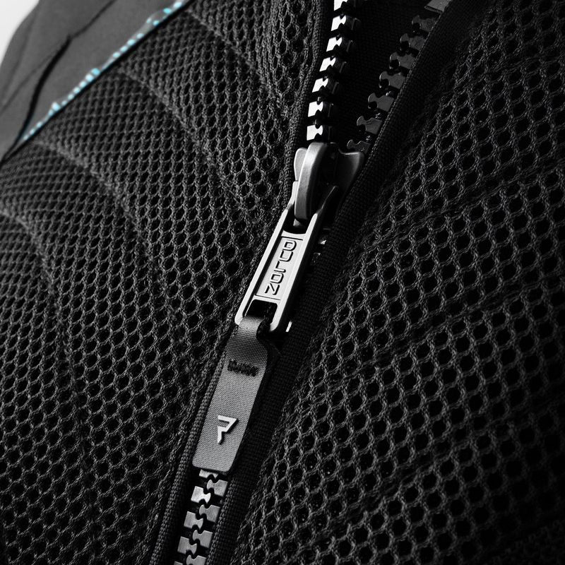 Moteriška motociklininko striukė Rebelhorn Jax Black and Mint