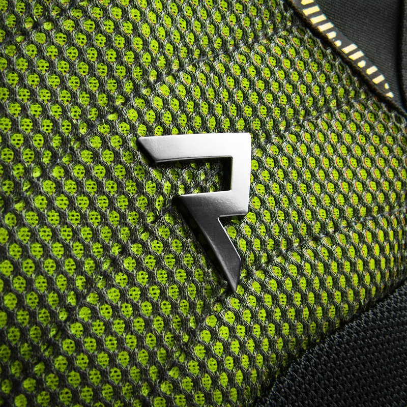 Moteriška motociklininko striukė Rebelhorn Jax black-fluo yellow