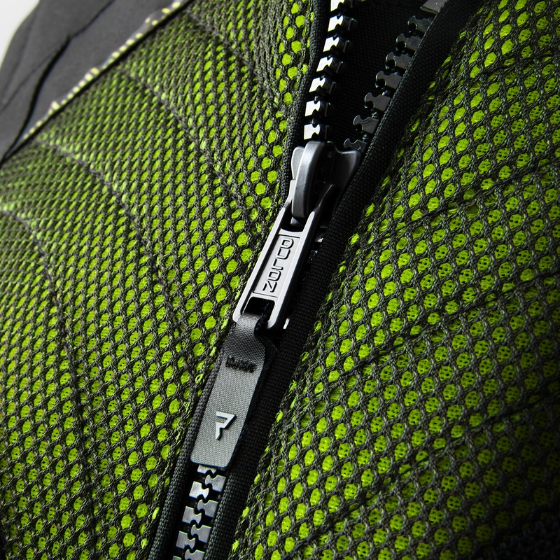 Moteriška motociklininko striukė Rebelhorn Jax black-fluo yellow