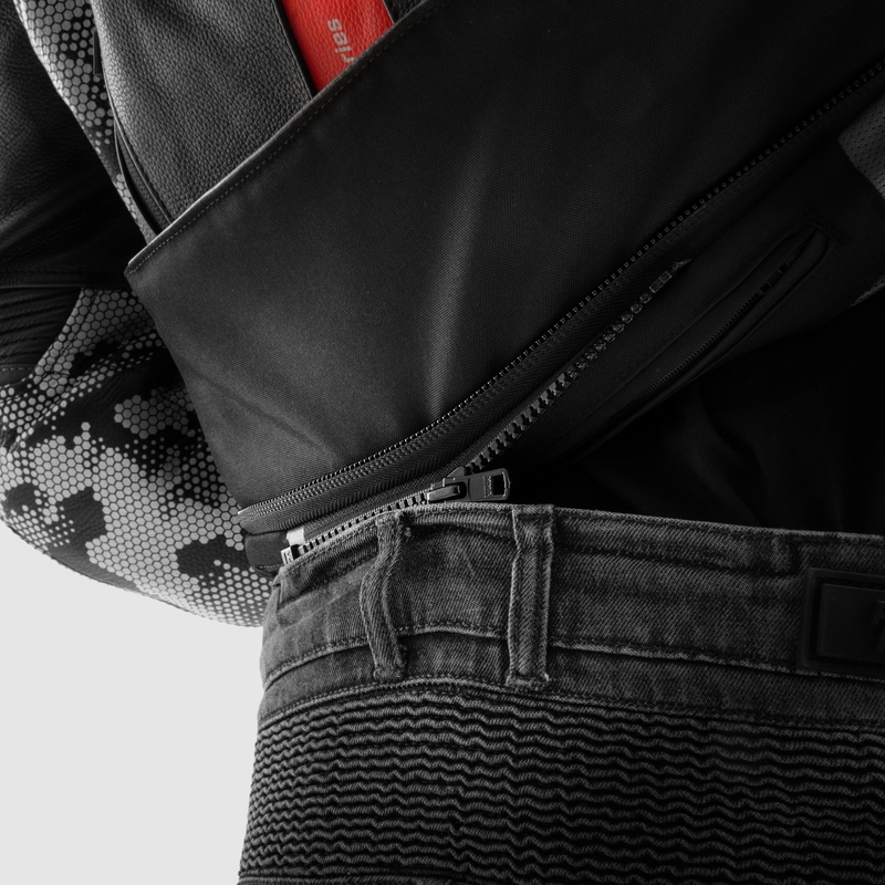 Rebelhorn Vandal Mono Washed Black motociklininkų džinsai