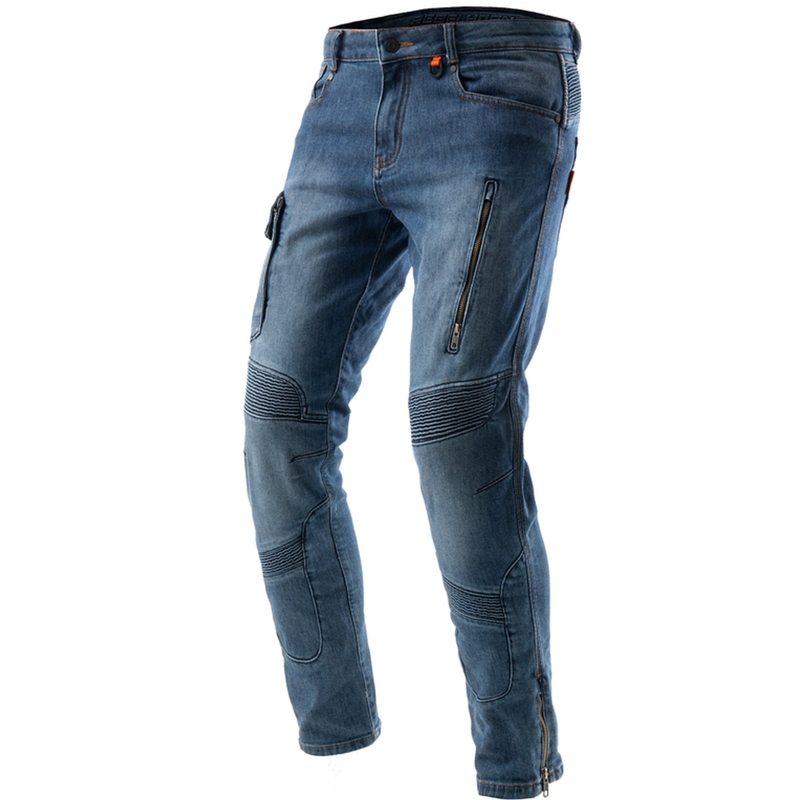 Motociklininko džinsai Rebelhorn Vandal Mono wash blue