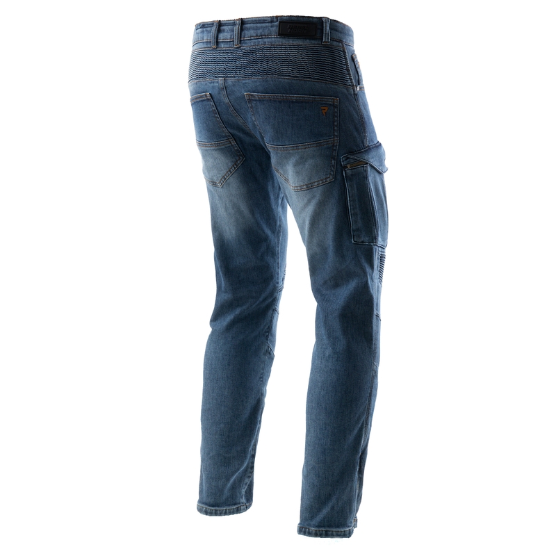 Motociklininko džinsai Rebelhorn Vandal Mono wash blue