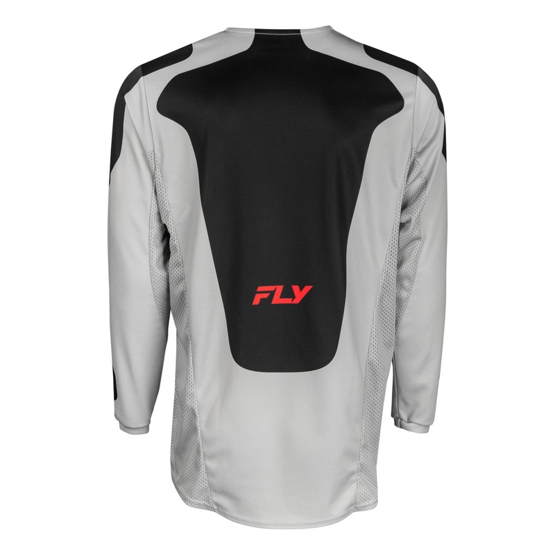 Motokroso marškinėliai FLY Racing Kinetic Sym grey-red-black