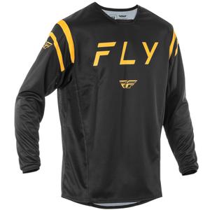 Motokroso marškinėliai FLY Racing Kinetic Centre black-gold