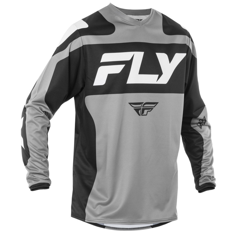 Motokrosový dres FLY Racing F-16 šedo-černo-bílý