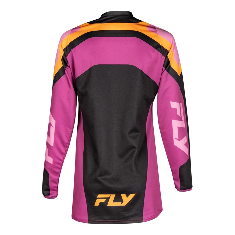 Dámský motokrosový dres FLY Racing F-16 černo-žlutý