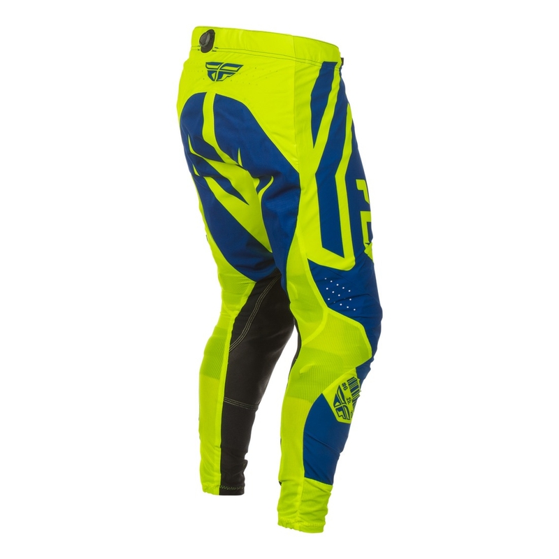 Motokroso kelnės FLY Racing Lite Lancer blue-fluo yellow