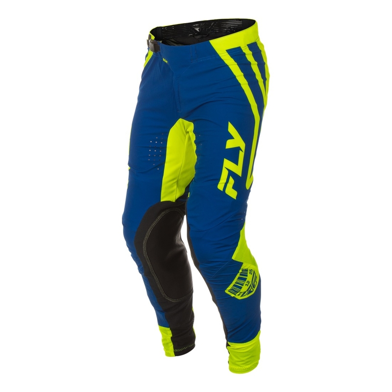 Motokroso kelnės FLY Racing Lite Lancer blue-fluo yellow