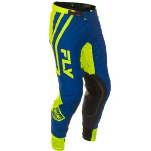 Motokroso kelnės FLY Racing Lite Lancer blue-fluo yellow