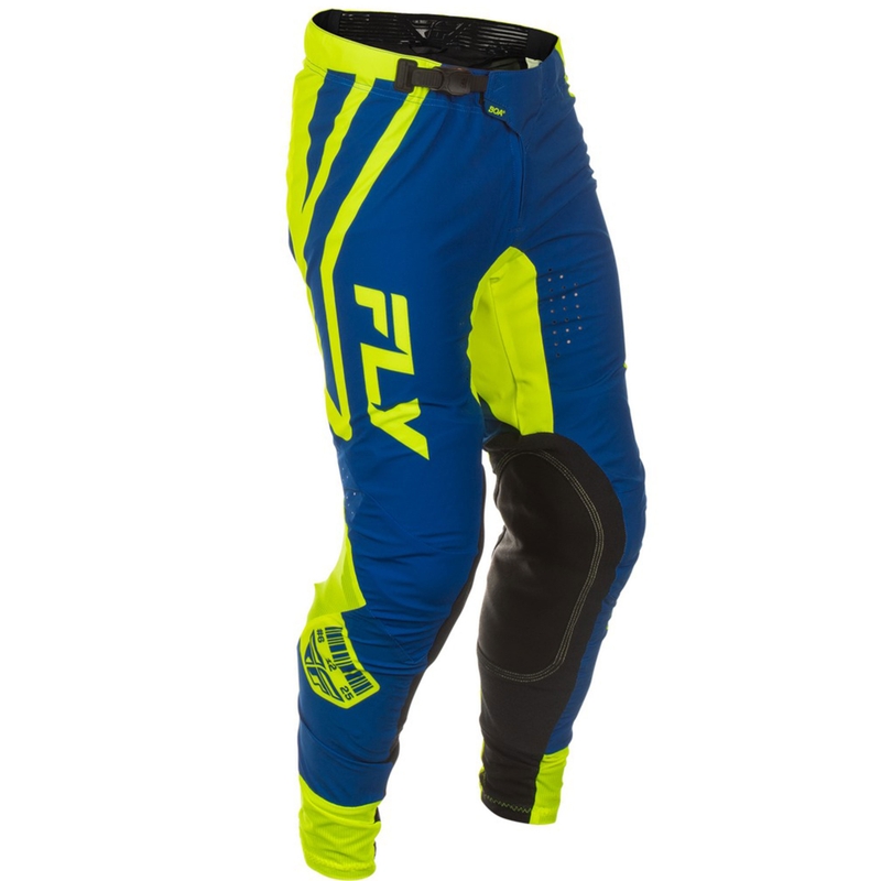 Motokroso kelnės FLY Racing Lite Lancer blue-fluo yellow