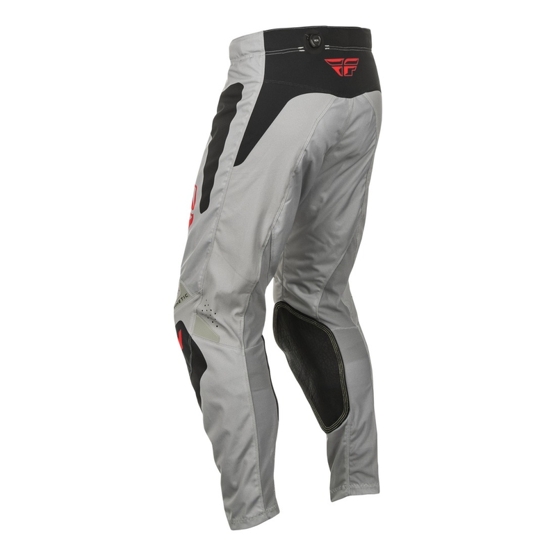 Motokroso kelnės FLY Racing Kinetic Sym grey-red-black