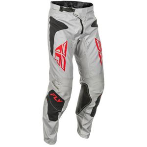Motokroso kelnės FLY Racing Kinetic Sym grey-red-black