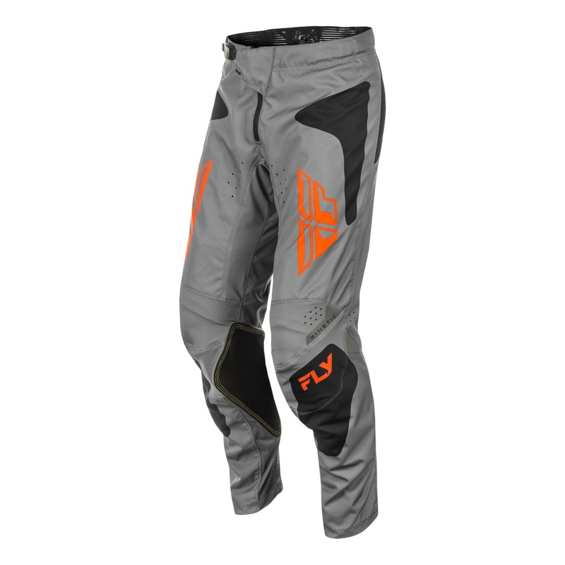 Motokroso kelnės FLY Racing Kinetic Sym grey-orange-black