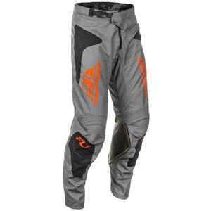 Motokroso kelnės FLY Racing Kinetic Sym grey-orange-black