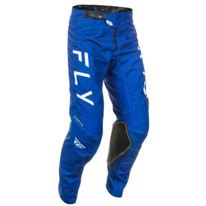 Motokroso kelnės FLY Racing Kinetic Centre mėlyna ir balta