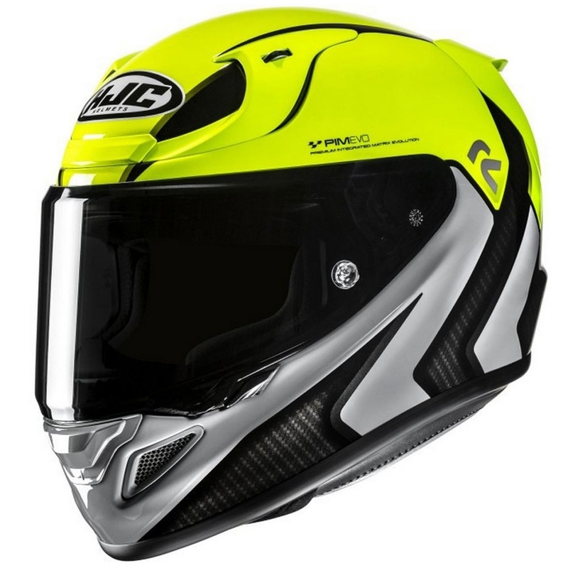 Integruotas motociklininko šalmas HJC RPHA 12 Kos MC3H fluo green-grey-black