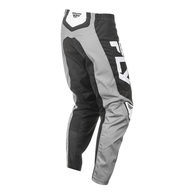 Motokroso kelnės FLY Racing F-16 pilka-juoda-balta