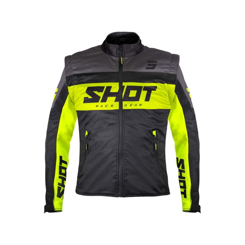Softshell striukė "Shot Softshell Lite" juoda-fluo geltona