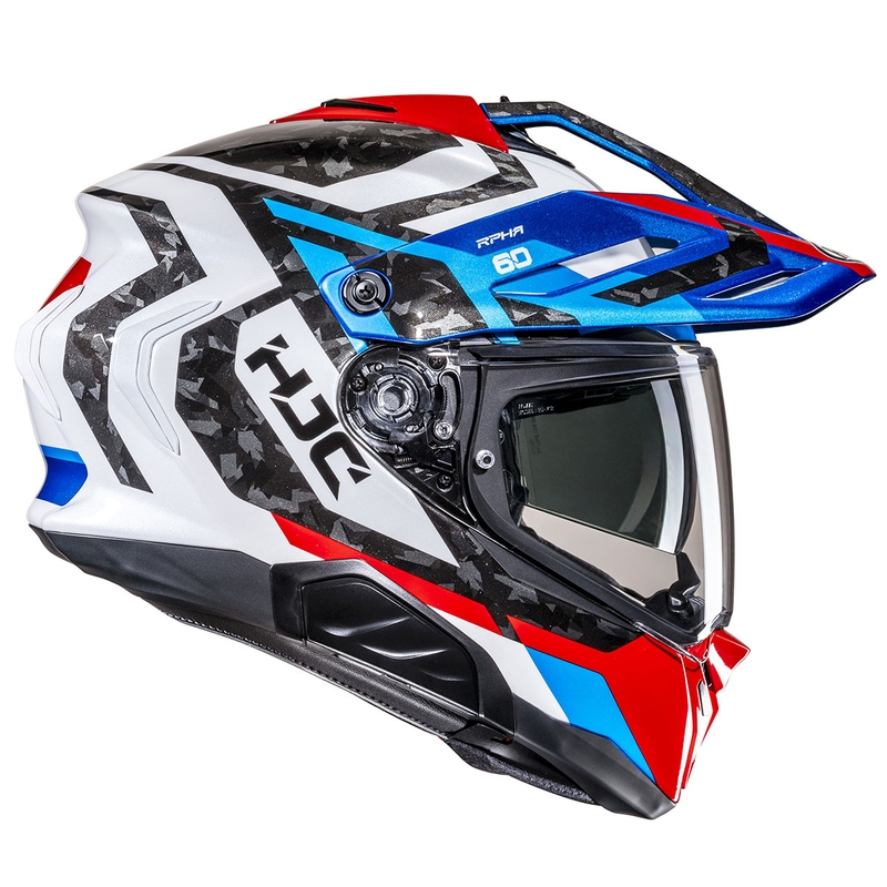 Enduro motociklininko šalmas HJC RPHA 60 Dakar MC21 mėlyna-juoda-balta