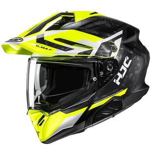 Enduro motociklininko šalmas HJC RPHA 60 Dakar MC3HSF fluo geltonai juodas